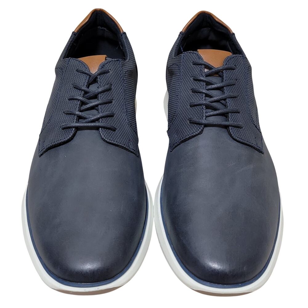 Alfani Men Landan Plain Toe Derby Oxfords Size US 8M Blue Faux Leather - Picture 4 of 6